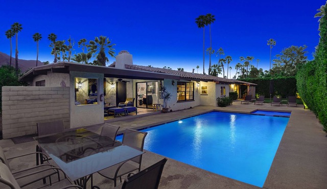 Spanish-style, centrally located and pet-friendly home with pool near downtown