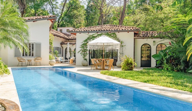 Spanish Style Villa with 25m Lap Pool in the Heart of Guiones.