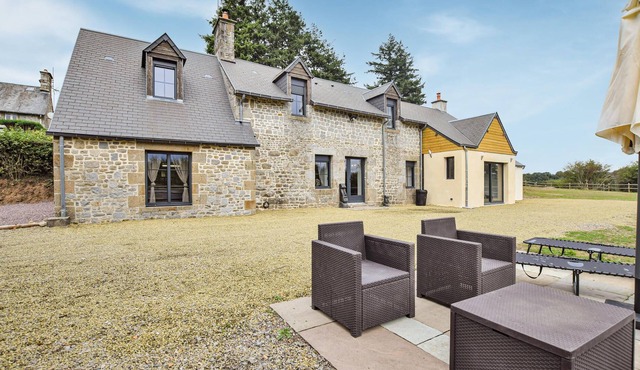 Spend a dream vacation in a spacious and modern property in Le Gast.