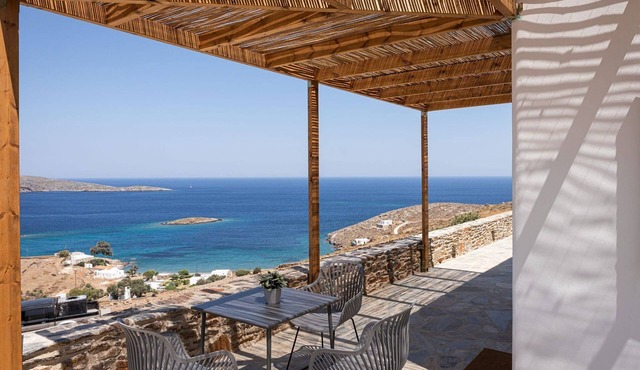 Splendid Kythnos Villa | Villa Alpha | 2 BDR | Breathtaking Sea Views