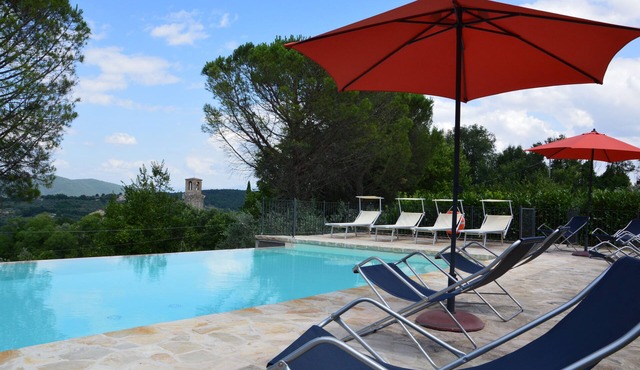 Splendid private villa for 12 people with swimming pool and olive trees