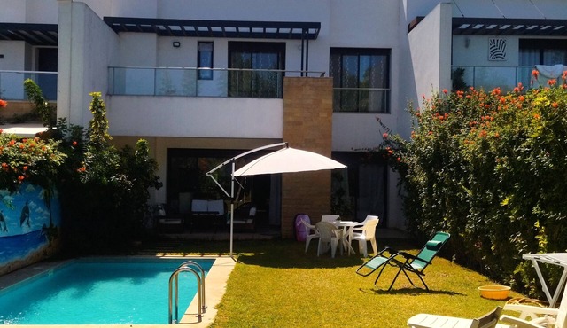 Splendid villa plage des nations. With golf access.