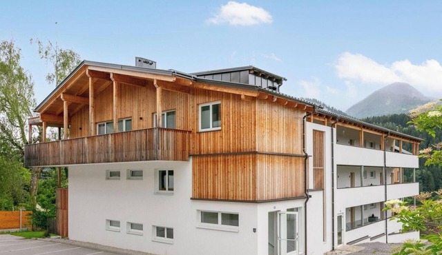 Split-level apartment with a fine sauna