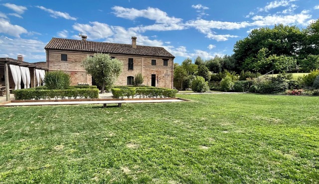 Sprawling Italian villa with pool and gardens minutes to the Adriatic Sea.