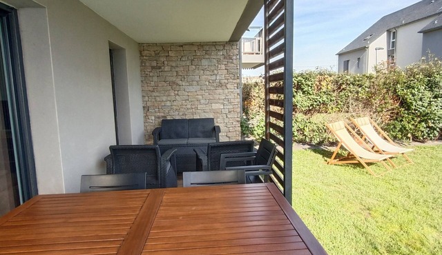 ST MALO T3, 2 Bedrooms, 4 pers, terrace and garden, Pont beach at walking distance