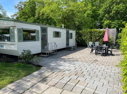 Stacaravan op Camping de Haer Aan de rand van Ootmarsum
