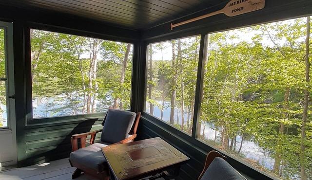Stand alone waterfront rustic cabin!