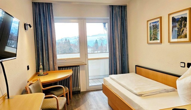 Standard Einzelzimmer Ohne Balkon - Aura Hotel Saulgrub Ggmbh
