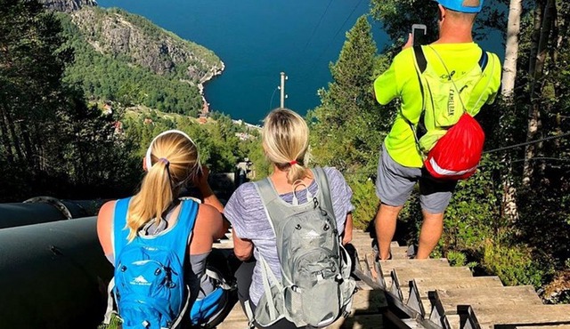 Stavanger Private Guided Flørli Hike With Hotel Pickup