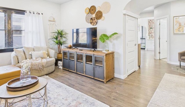Stay right downtown at a historical updated property