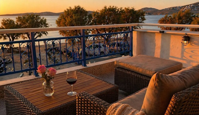 Stelios' Beachfront Retreat