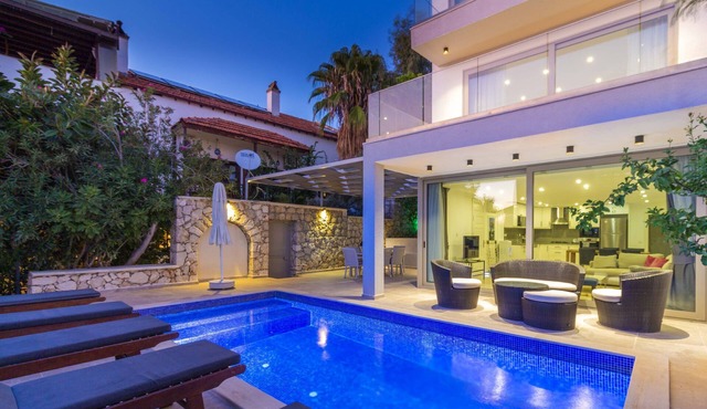 Steps from Kalkan’s beach and tavernas