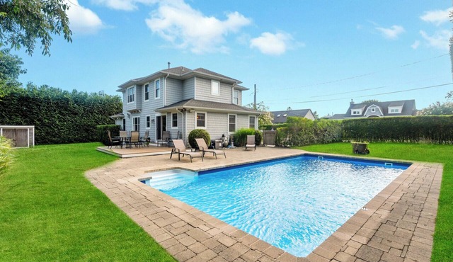 Steps from the U.S. Open Venue Elegant Southampton Escape with Pool and.