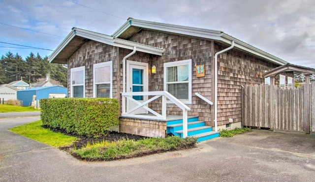 Steps to Beach! Airy Coastal Escape w/Deck