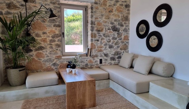 Stone build Suite with private small pool