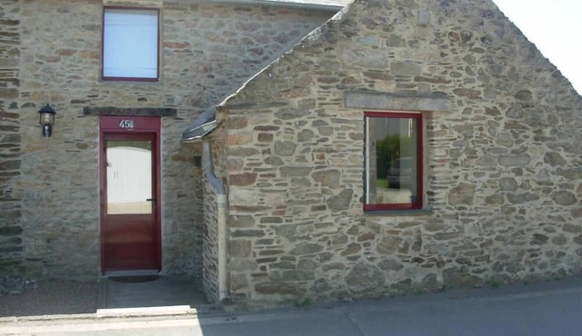 Stone house in peace