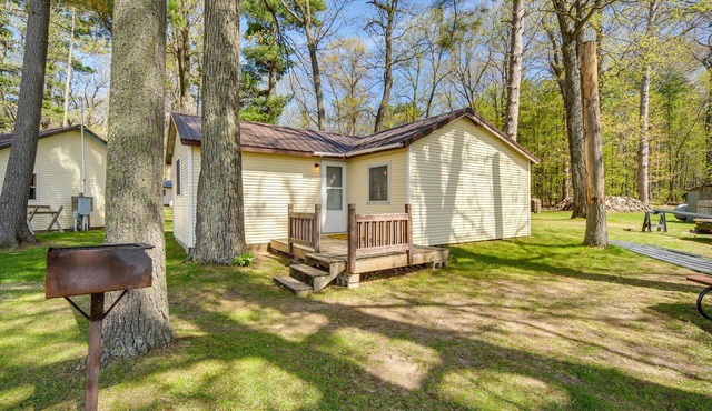 Stone Lake Cabin w/Private Deck & Fire Pit!