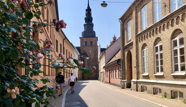 Street house in Ystad's city centre