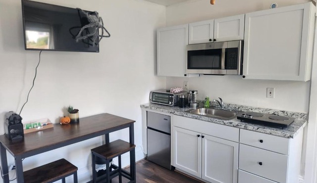 Street side studio apartment