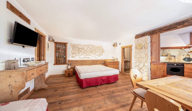 Studio "La pratolina monolocale" with Mountain View, Terrace & Garden