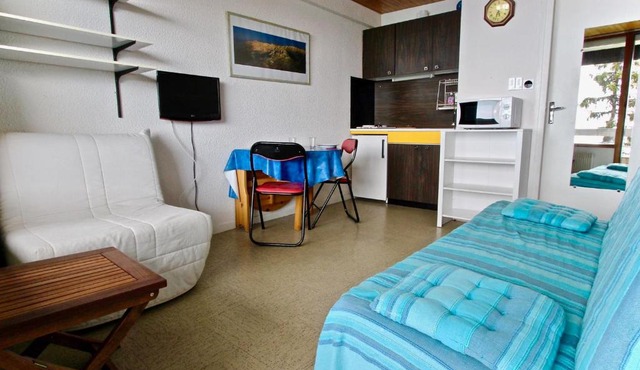 Studio 3 places au pied des pistes, animaux acceptés - FR-1-340-92