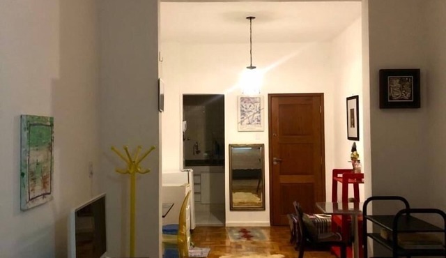 Studio 32m2 em rua na Glória Perfeito Para Curtir o Carnaval no rio