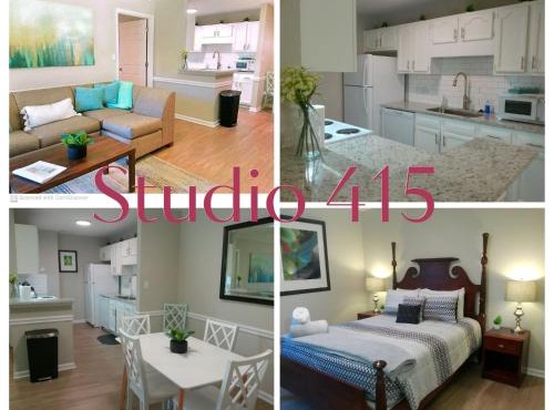 Studio 415 Spring Lake - Fayetteville near Fort Bragg - Ground Level Studio with Self Check-in - Perfect for short or long-term stays