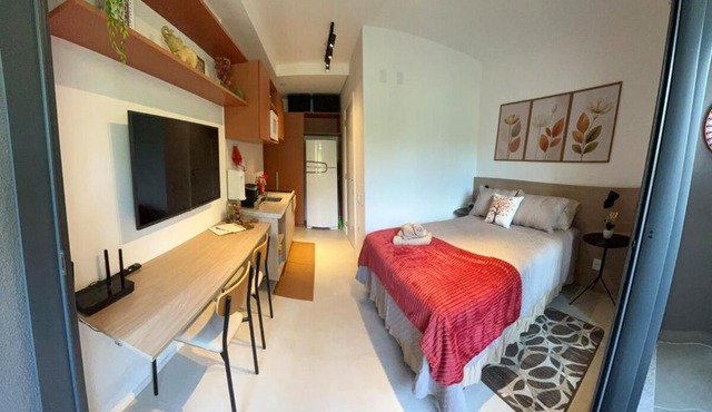 Studio 416 CO NEXT Liberdade Estrutura de resort prox ao metro
