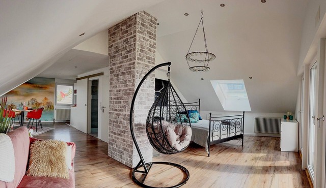 Studio Apartment 'Dinkelberg' with Mountain View, Balcony and Wi-Fi