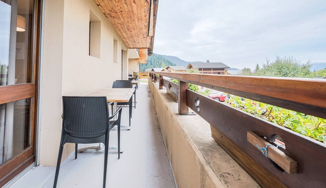 Studio Apartment '4 - La Bruyère' with Mountain View, Shared Garden and Wi-Fi