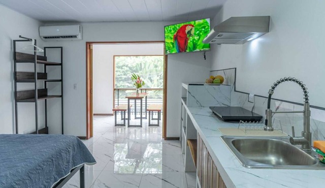 Studio Apartment #6 w/Smart TV, A/C + Pool