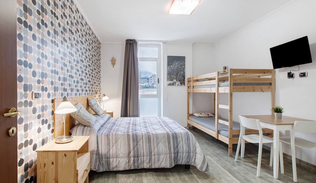 Studio Apartment 'Alpen Pila Residence - 3' with Mountain View, Wi-Fi and Air Conditioning