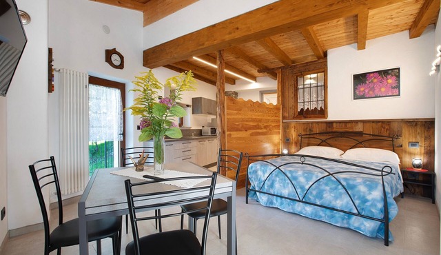 Studio Apartment 'Appartamento 2' with Mountain View, Balcony and Wi-Fi