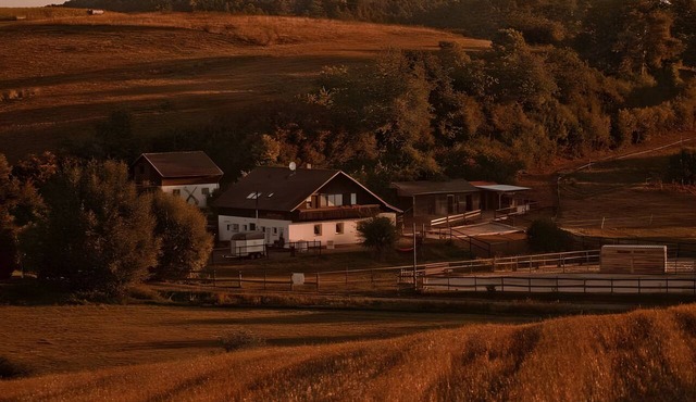 Studio Apartment "Belroki Ranch" with Sauna, Terrace, and Garden
