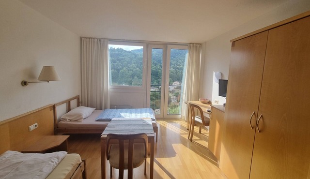 Studio Apartment for Contractors with Mountain View, Shared Pool and Wi-Fi