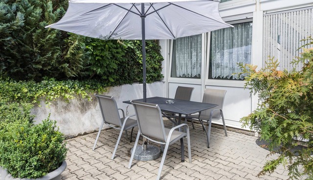 Studio Apartment “Eg Links” near Lake Constance with Wi-Fi & Terrace
