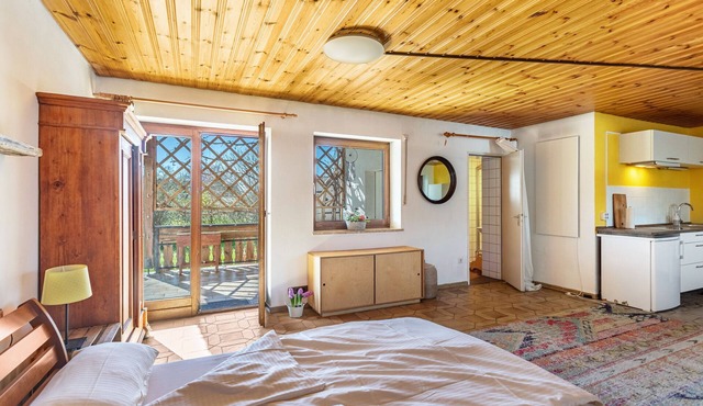 Studio Apartment 'Fuchsbau Am Chiemsee' with Private Terrace and Wi-Fi