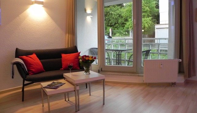 Studio apartment "Garden II", underground parking, balcony, central, clinic on foot (EK/OSK)