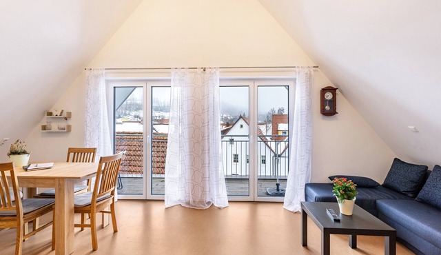 Studio Apartment 'Hohenzollern' with Balcony and Wi-Fi