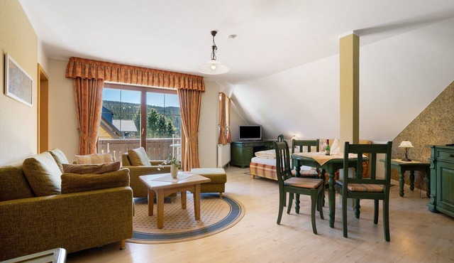 Studio Apartment 'Pension Bergblick - Ringmauer' with Mountain View, Balcony and Wi-Fi