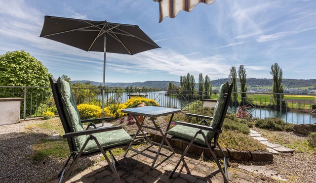 Studio Apartment 'Rheinblick' with Private Terrace and Wi-Fi