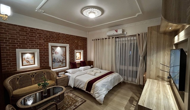 Studio Apartment with fully equipped kitchen, WiFi, & AC in delightful Kathmandu