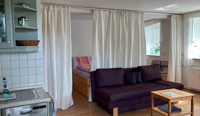 Studio Apartment 'Wohnung 1' with Private Terrace and Wi-Fi