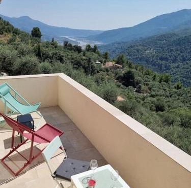 Studio avec vue panoramique à Gilette