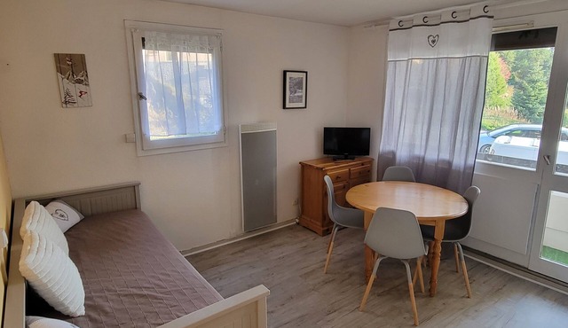 Studio cabine, Balcon SUD, Quiet area, Garage