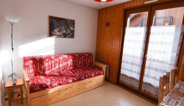 Studio cabin 4 people, south, balcony, 73450 Valloire