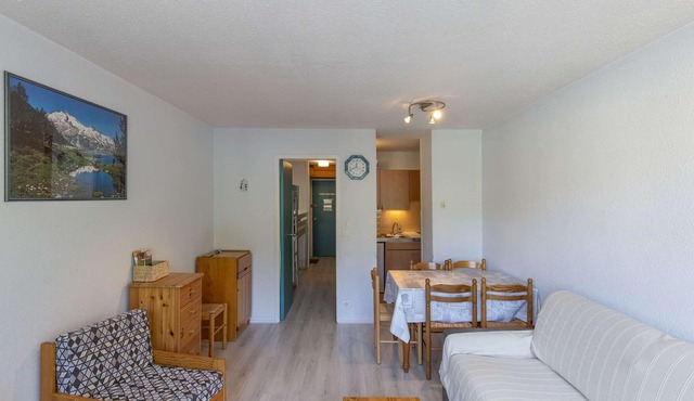 Studio cabin for 5 with balcony in La Mongie - Pets allowed