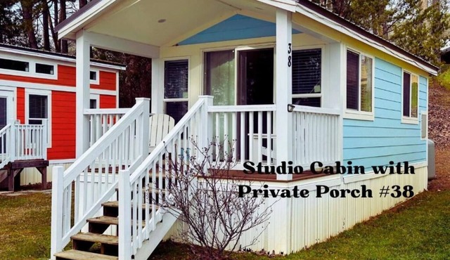 Studio Cabin with Private Porch #38