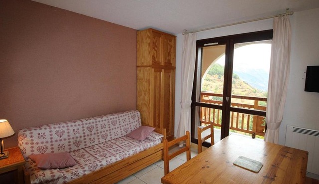 Studio cabine 4 pers, 400m des pistes, parking, animaux ok - FR-1-297-45