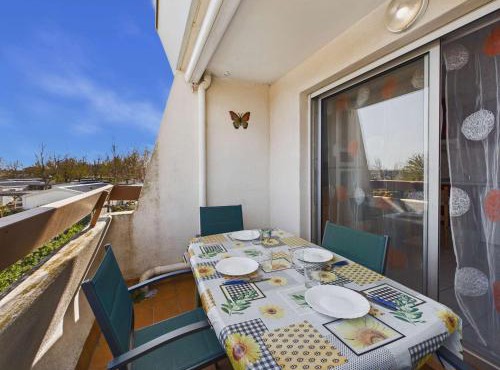 Studio Cabine 4 pers, Terrasse, Parking Privé, Marseillan - FR-1-326-421